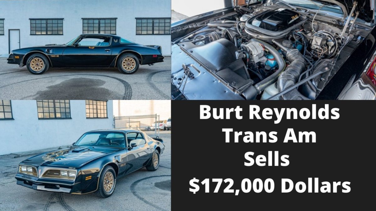 Burt Reynolds Trans Am Sold $172,000